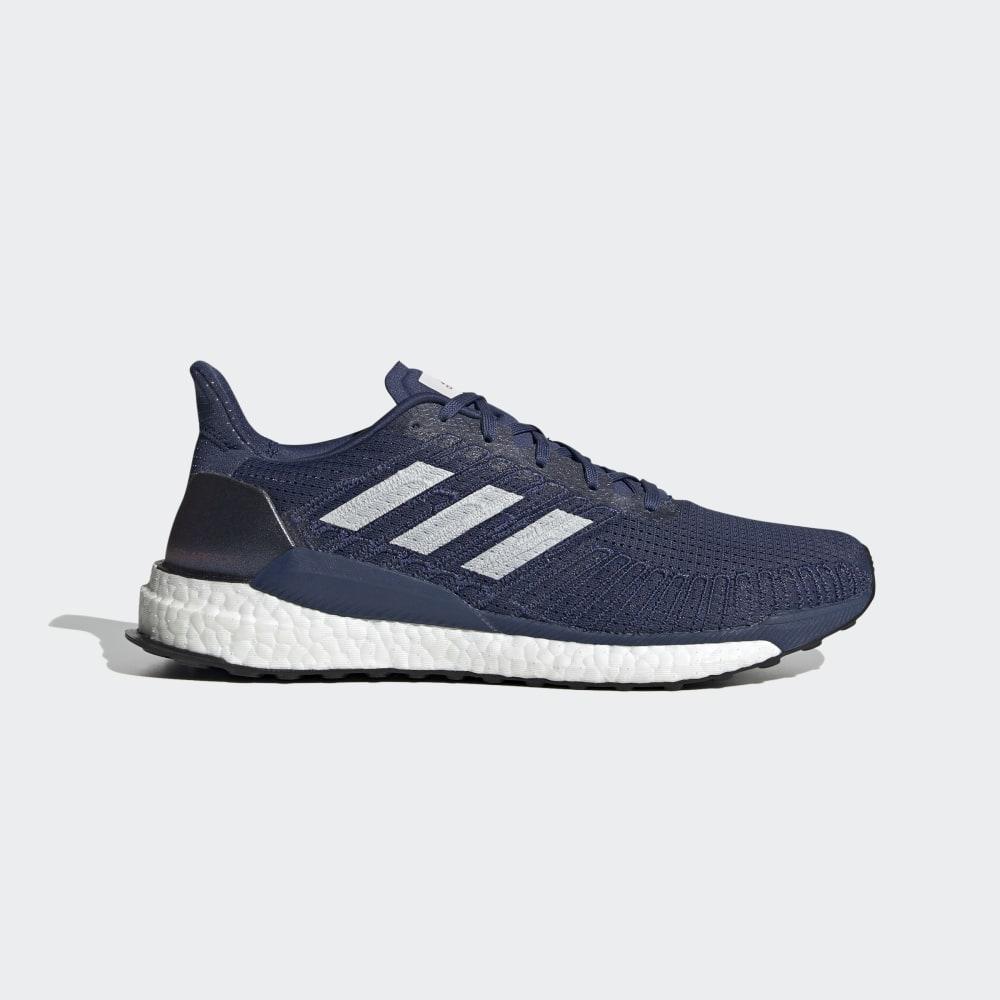 Adidas Men's Solarboost 19 Walking Shoes Indigo/Grey/Red Ireland EE4324